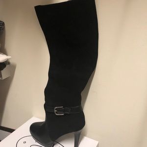 DSW Suede/leather over the knee boot